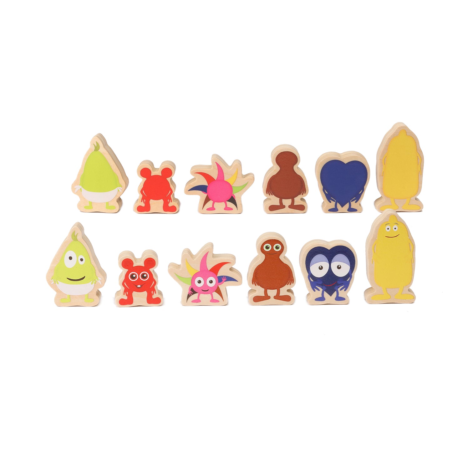 BABBLARNA FIGURSET TRÄ LITEN