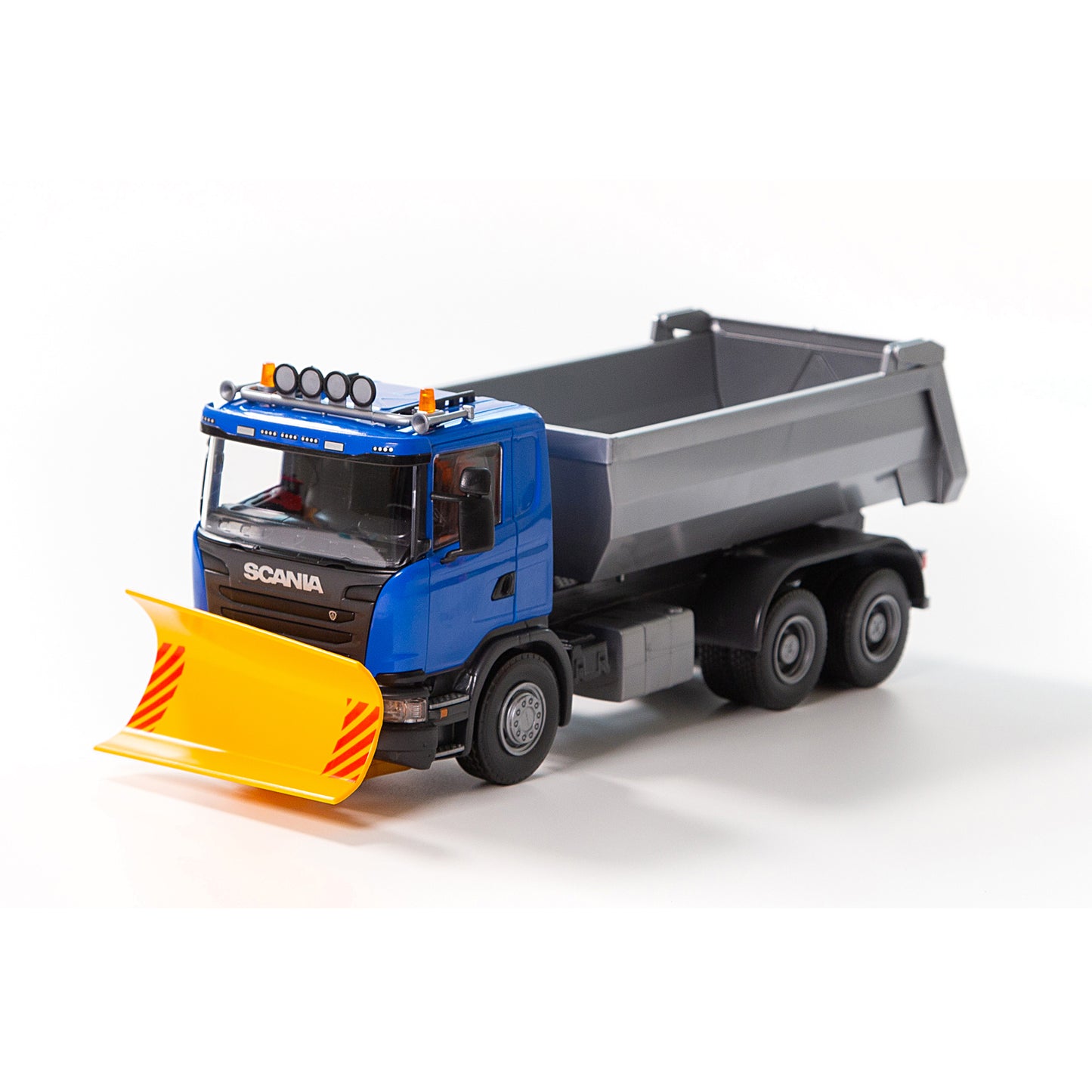 TIPPBIL PLOG SCANIA BLÅ 1:25