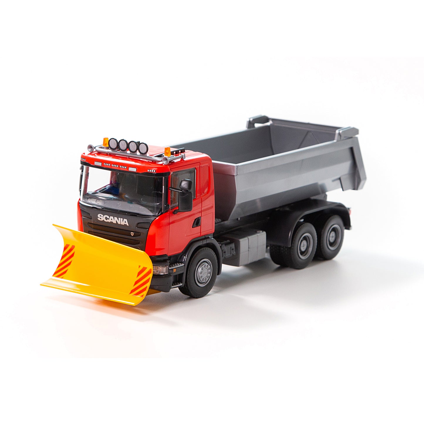 TIPPBIL PLOG SCANIA RÖD 1:25