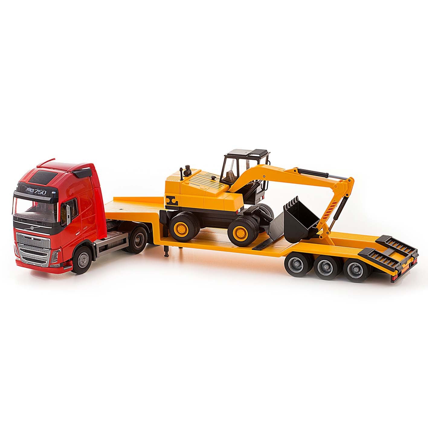 VOLVO LOWLOADER & GRÄVARE,RÖD