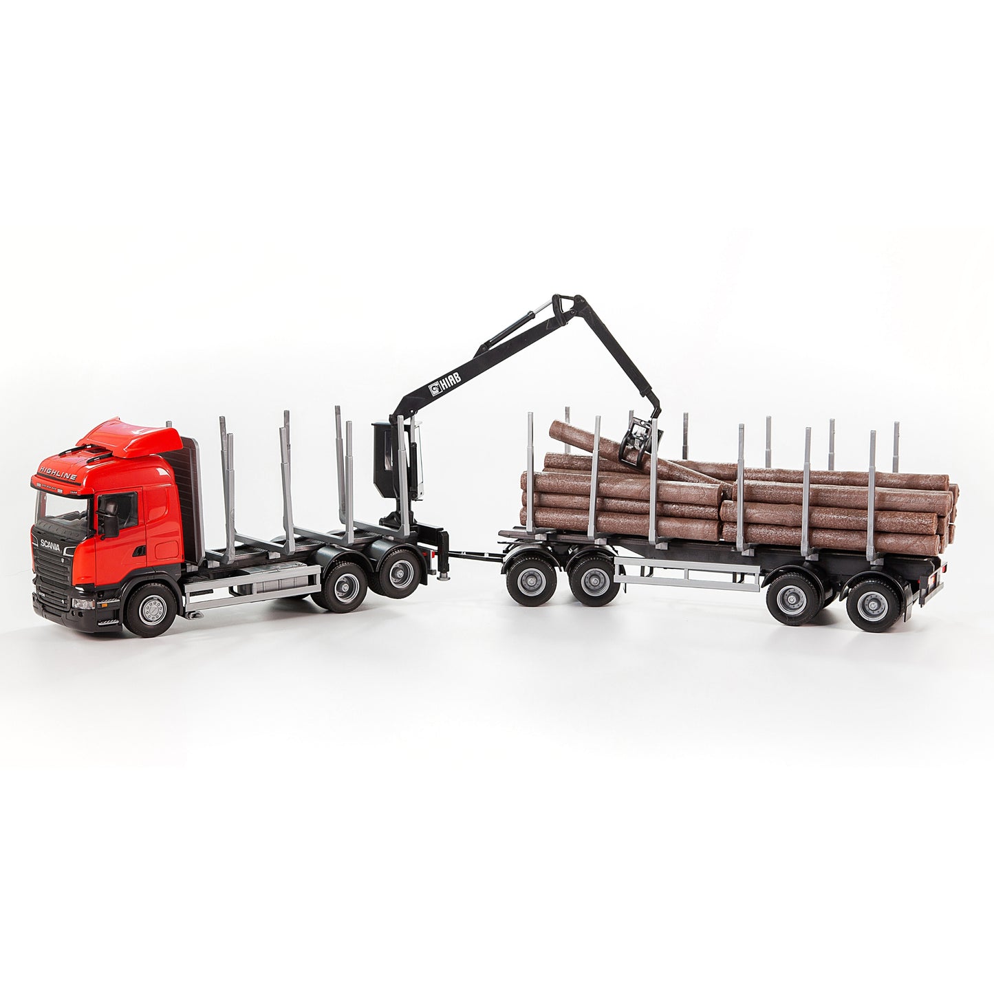 EMEK TIMMERBIL SCANIA RÖD 1:25