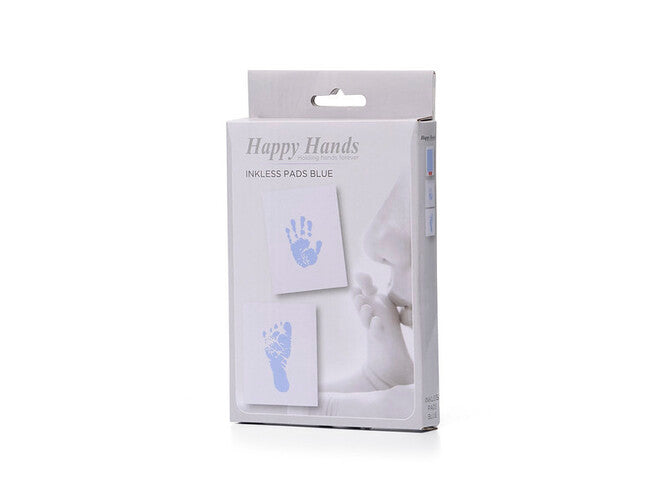 Dooky Happy Hands Inkless Pads Med 3 Kort "Blå"