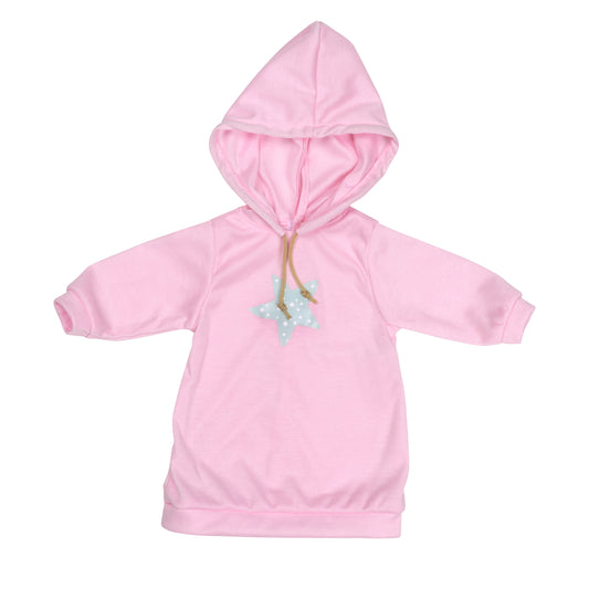 HOODIE-KLÄNNING 41-46 CM