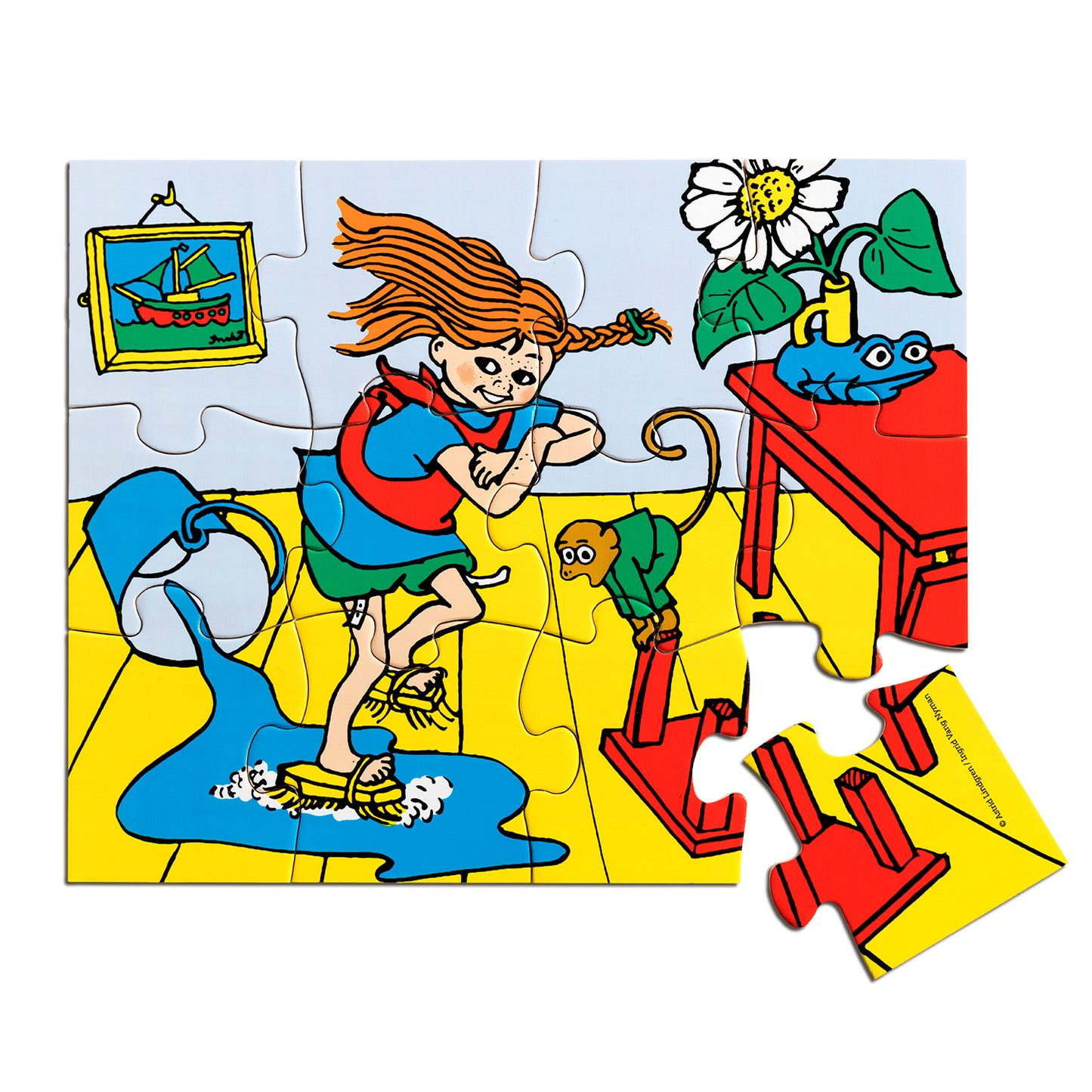 PIPPI TRÄPUSSEL, 12 BITAR