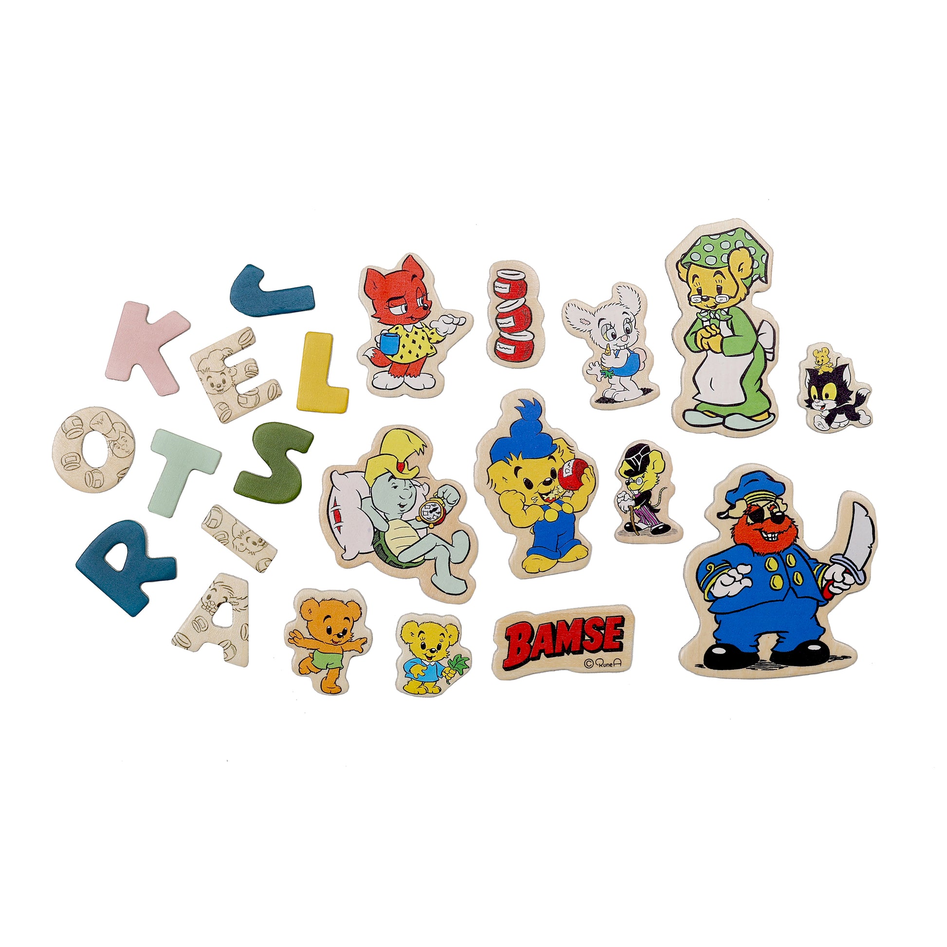 MAGNETBOKSTÄVER OCH FIGURER