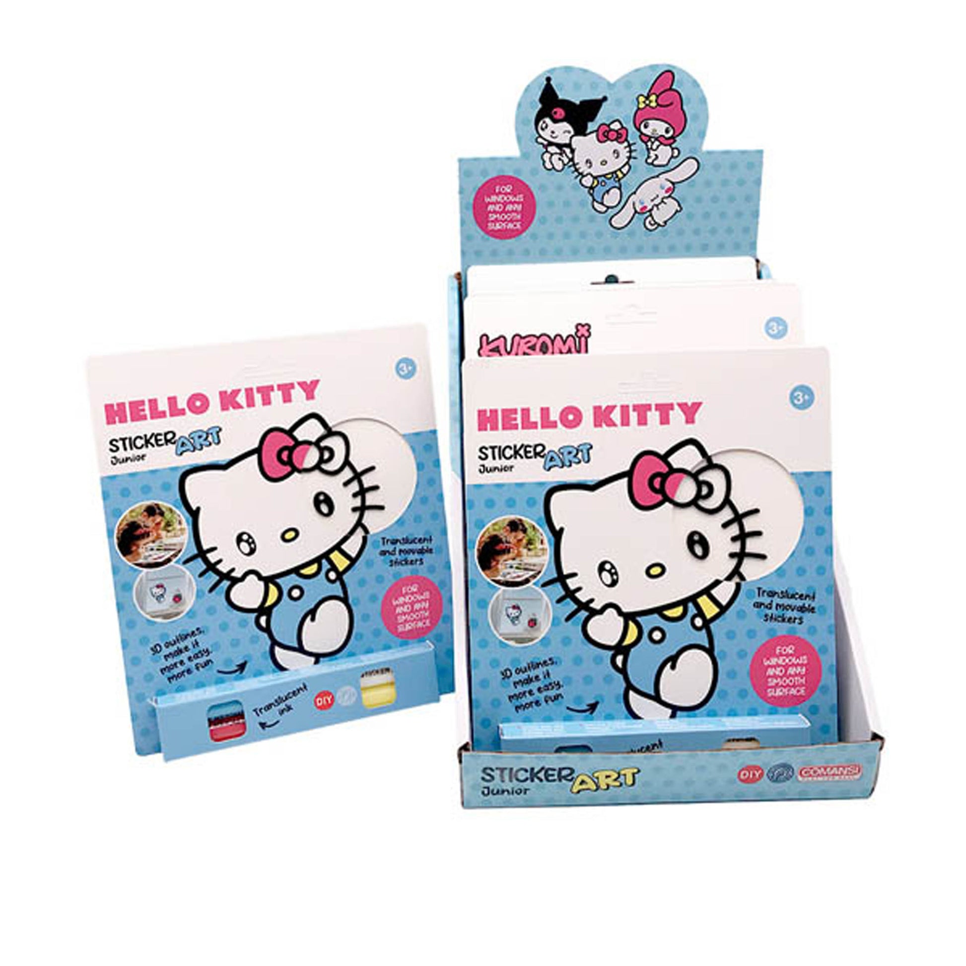 STICKER ART H KITTY & KUROMI