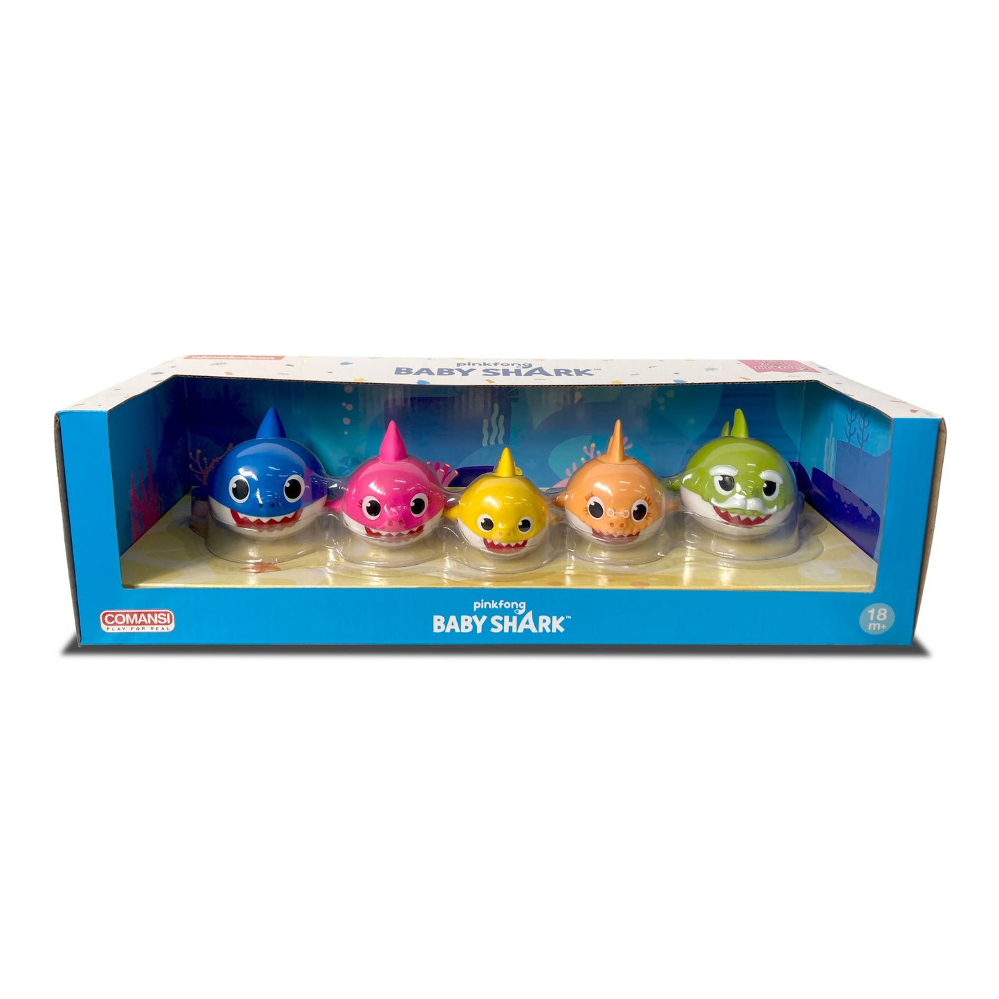 BABY SHARK 5 FIGURINES IN GIFT