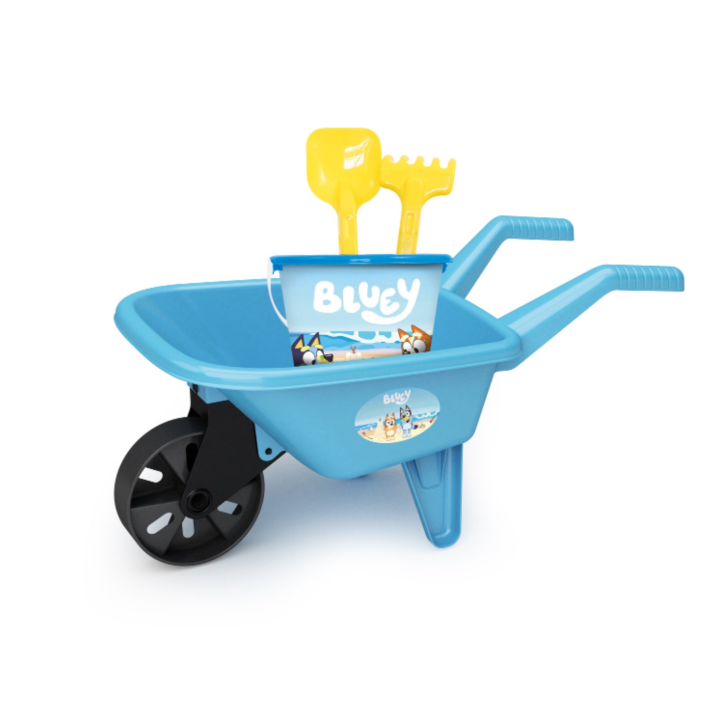 BLUEY SANDLEKSAK SKOTTKÄRRA