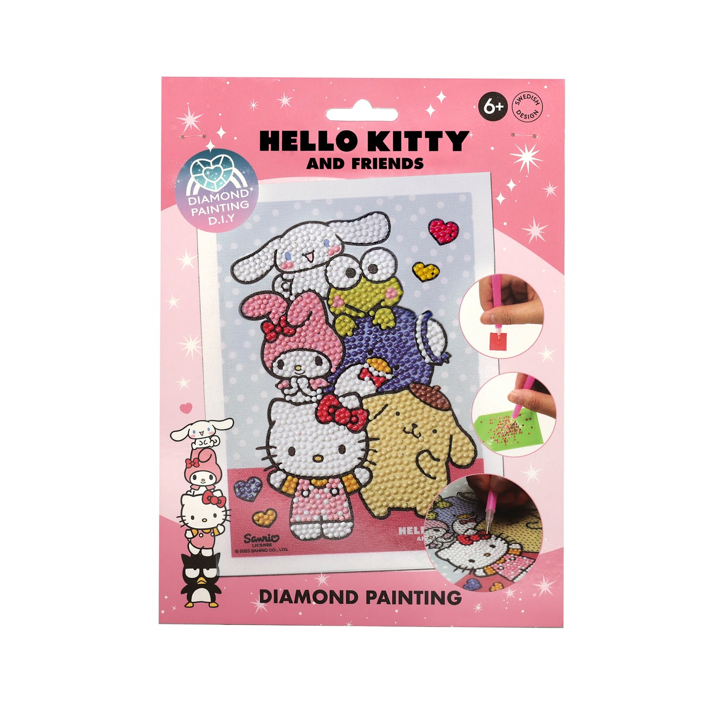 HELLO KITTY DIAMANTMÅLNING