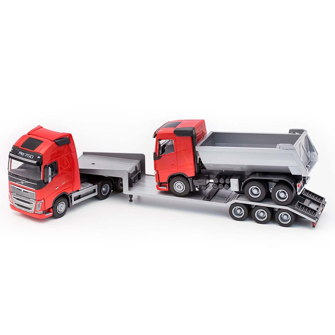 VOLVO LOW LOADER & T-BIL, RÖD