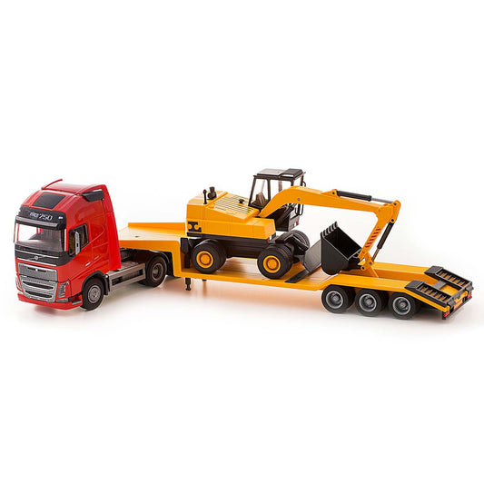 VOLVO LOWLOADER & GRÄVARE,RÖD