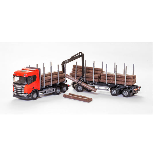 SCANIA TIMMERBIL R450 RÖD