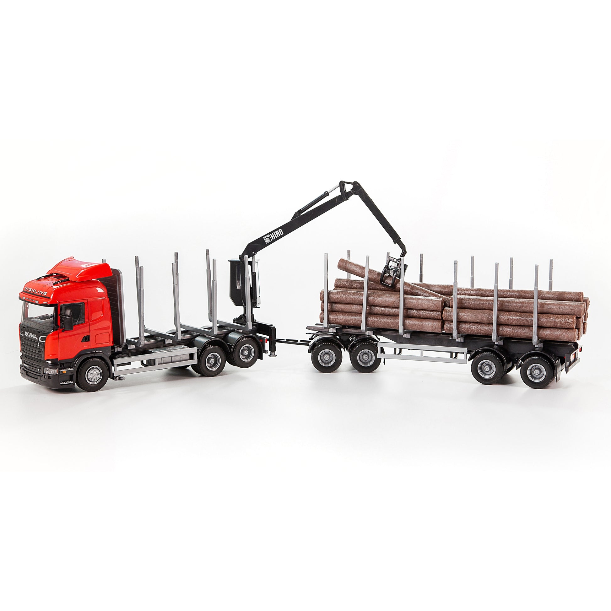 EMEK TIMMERBIL SCANIA RÖD 1:25