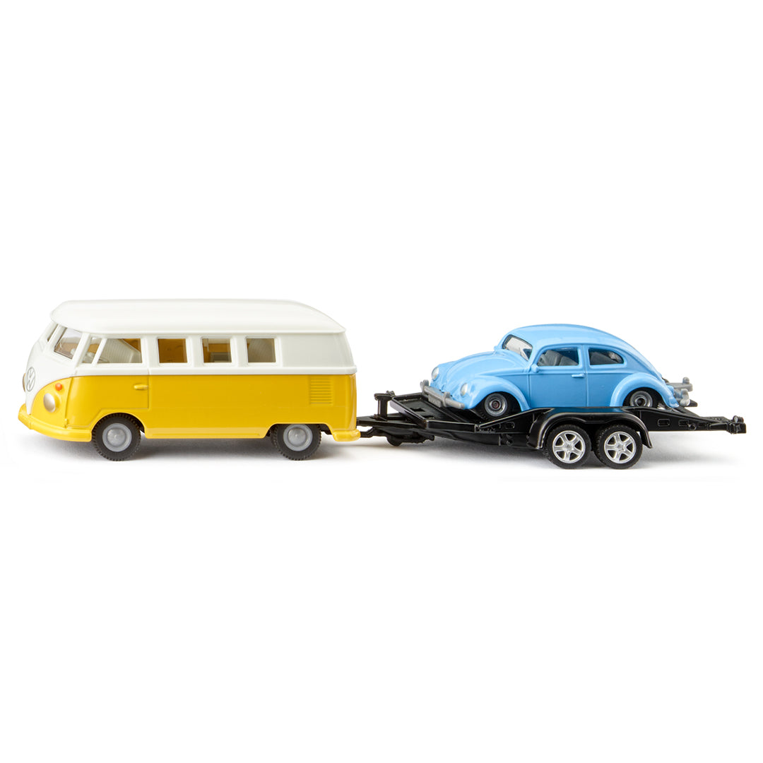 SIKU MINIBUSS MED SLÄP 1:50